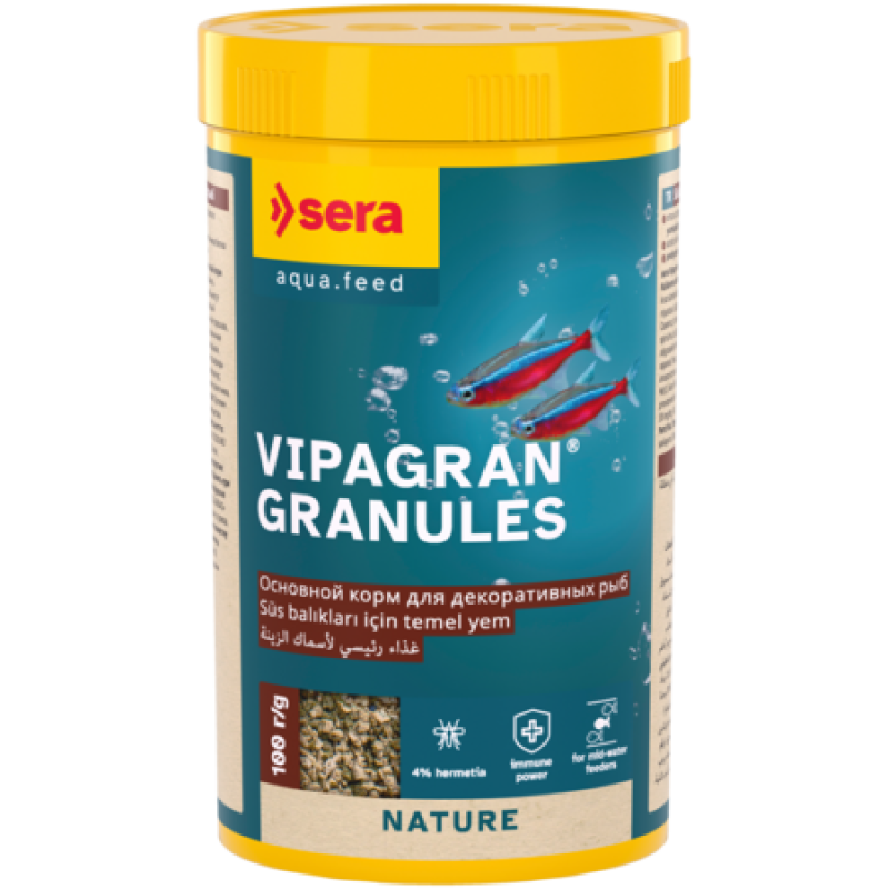 Barība zivīm : Sera Vipagran, 250ml (75g)