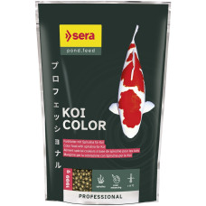 Barība dīķa zivīm : Sera KOI Professional Spirulina Color Food 500g