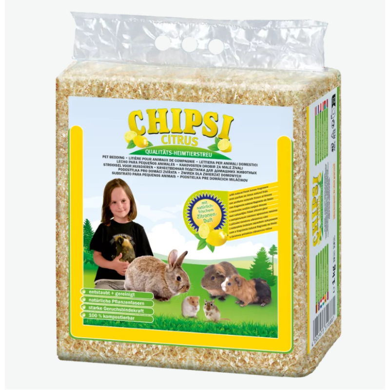 Dabīgie pakaiši - Plaček Shavings Chipsi citrus 15l/1kg