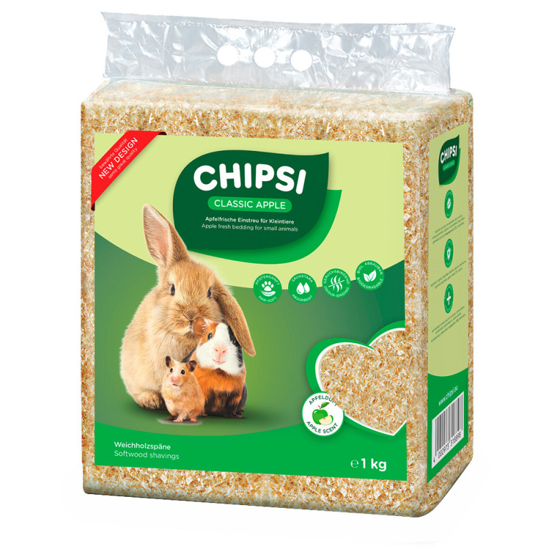 Dabīgie pakaiši : Plaček Shavings Chipsi apple 15l/1kg