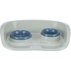 Bļoda dzīvniekiem, plastmasa - Trixie Dinner Set 0.25l*9cm and 0.3l*11cm/ 46*11*30cm