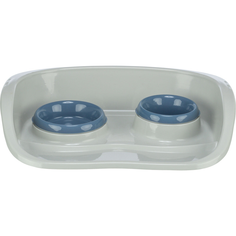 Bļoda dzīvniekiem, plastmasa - Trixie Dinner Set 0.25l*9cm and 0.3l*11cm/ 46*11*30cm