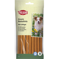 Gardums suņiem : Trixie Rotolinis, poultry 12/120g.