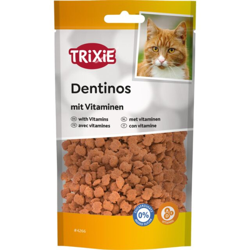 Gardumi kaķiem : Trixie Denta Fun Dentinos 50g.