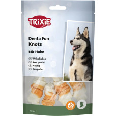 Gardums suņiem : Trixie Knotted Chewing Bones with Chicken 5cm, 5*70g.