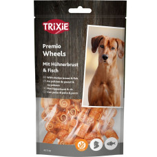 Gardums suņiem : Trixie Premio Fish Chicken Wheels 75 g