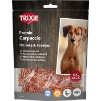 Gardums suņiem : Trixie Premio Carpaccio with duck and fish, 80g