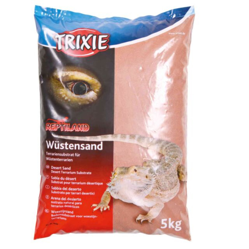  Smiltis terāriju rāpuļiem - Trixie Desert sand for terrariums, 5 kg, red.