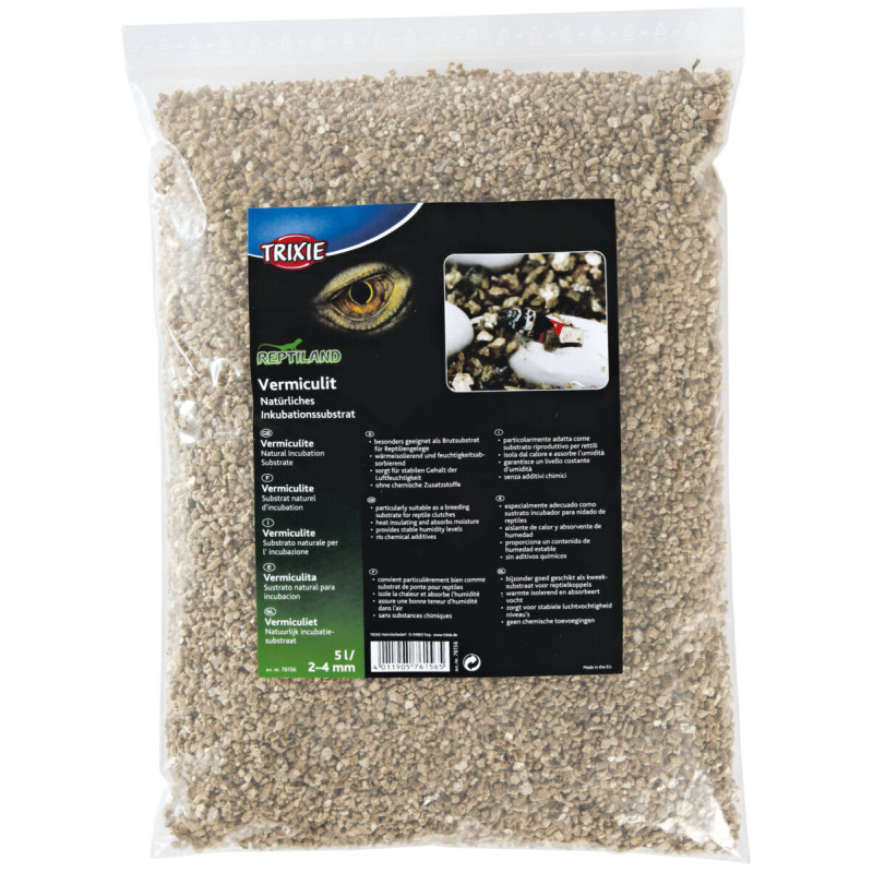 Pakaiši un substrāti reptiļiem : Trixie "SP" Vermiculite, natural incubation substrate, 5 l