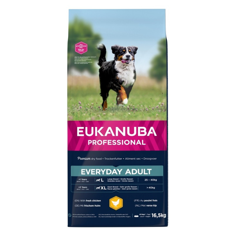 Sausa barība suņiem - Eukanuba Adult Large Breed Chicken, 16,5 kg
