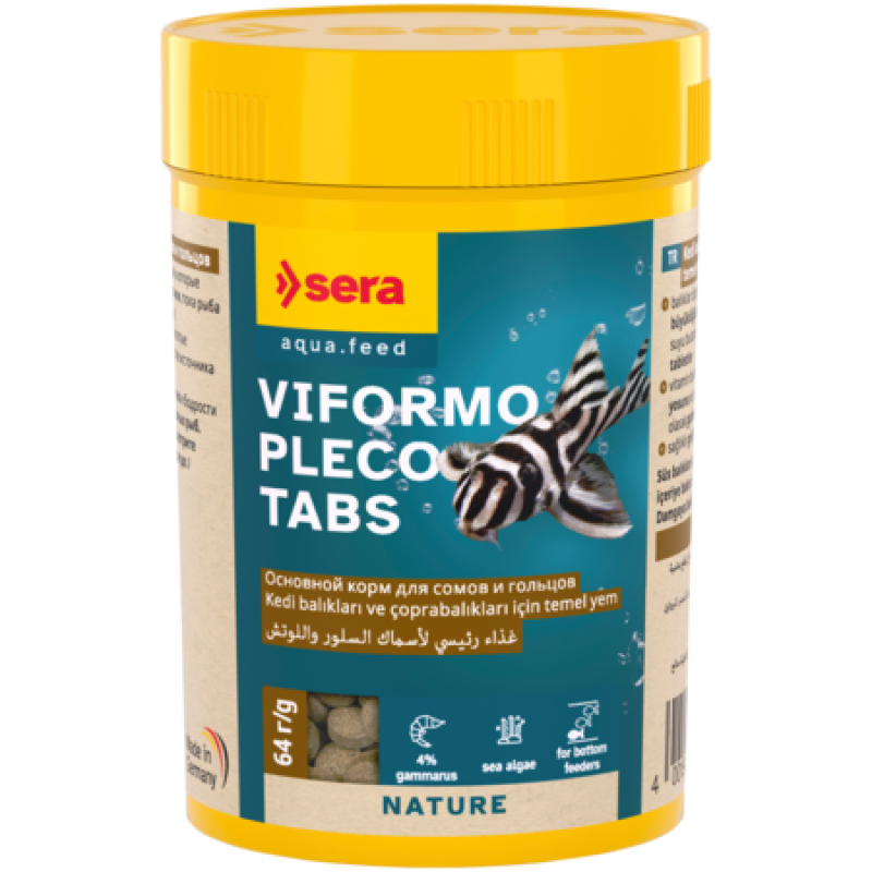 Barība tabletēs samiem - Sera Viformo 275 tab., 100ml (64g)