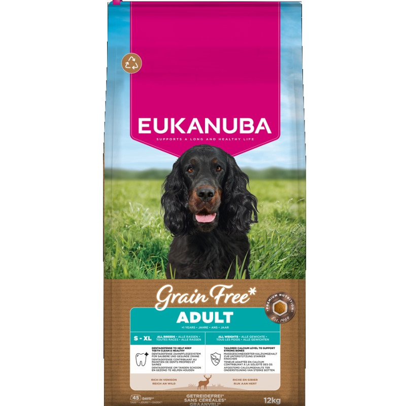 Sausa barība suņiem - Grain Free Adult All Breed Venison 12kg