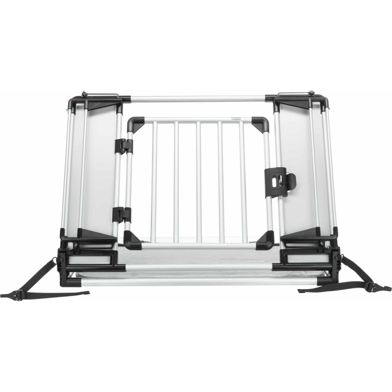 Universāls automašīnas režģis : Trixie Universal Rear Car Grid, 94–114 × 69 cm, silver/black