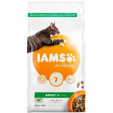 Sausā barība kaķiem - IAMS CAT ADULT LAMB, 2 kg