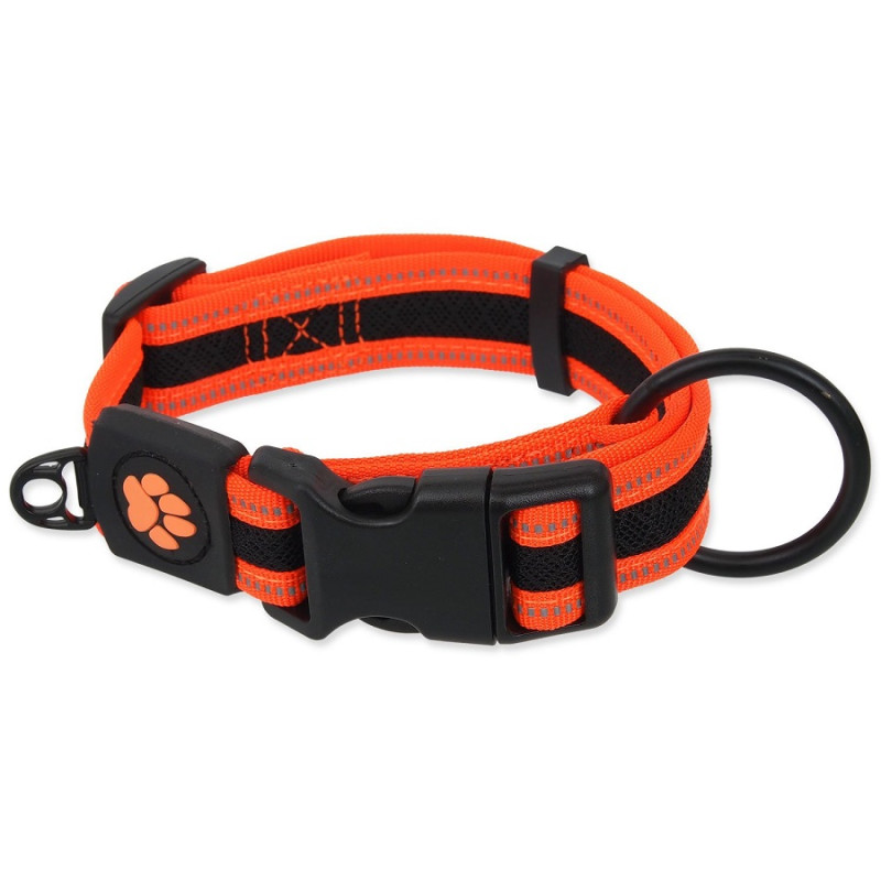 Kakla siksna - Placek Active Dog Collar Fluffy XL orange 3,8x44-70cm