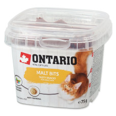 Gardums kaķiem – Ontario Malt bits, 75 g