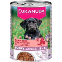 Konservi kucēniem - Eukanuba CAN LC PUP AB BEEF&PUMP 400G