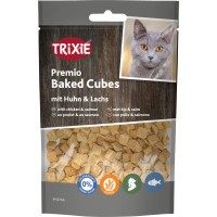 Gardumi kaķiem - Trixie Premio Baked Cubes with Chicken & Salmon, 50 g