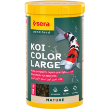 Sera KOI Color Large, 1000ml (360g), Ikdienas barība liela izmēra KOI karpām labākai augša