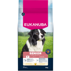 Sausa barība suņiem - Eukanuba Senior Medium Chicken 15 kg