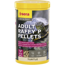 Kорм для водяных черепах - Sera Turtle Adult Raffy P Pellets, 1000ml. 225g