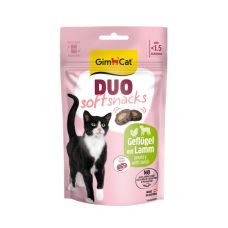 Gardumi kaķiem - GimCat DUO SOFT SNACKS POULTRY WITH LAMB 50G