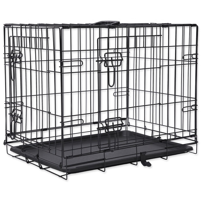 Bokss suņiem - Placek wire dog crate / Double door / 91 x 56 x 63 cm