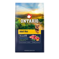 Sausa barība suņiem – Ontario Adult Mini, Lamb and Brown Rice, 0,75 kg