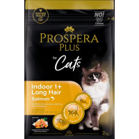 Barība kaķiem – Prospera Plus Indoor 1+ Salmon Long Hair, 2 kg