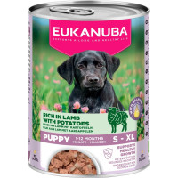 Konservi kucēniem - Eukanuba CAN LC PUP AB LMB&POT 400G