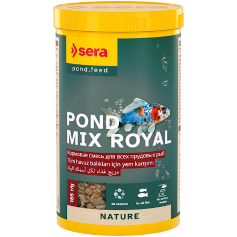 Комплексный корм для всех прудовых рыб - Sera Pond Mix Royal, 1000ml (185g)
