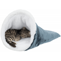 Guļvieta dzīvniekiem : Trixie Paul cuddly sack, ø 40 × 60 cm, blue/white