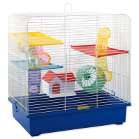 Būris : Placek Cage CH 5, white+blue, 49*32.5*52.5cm