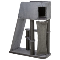 Mājiņa kaķiem – Trixie Cat Tree Active, grey with climbing ramp, 122 cm