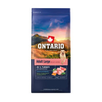 Barība suņiem – Ontario Large, Weight Control, Turkey and Brown Rice, 12 kg