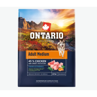 Barība suņiem – Ontario Adult Medium, Chicken and Sweet Potatoes, 2,25 kg