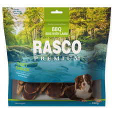 Gardums suņiem – Rasco Premium, Soft Snack, BBQ Lamb Ribs, 500 g