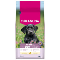 Sausa barība kucēniem - Eukanuba Puppy Large Breed Chicken, 15 kg