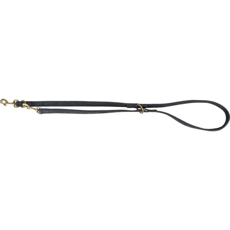 Pavada - Trixie Pure adjustable lead, leather, S–M: 2 m/15 mm