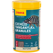 Grimstoša granulēta barība gaļēdāju cihlīdām - Sera Granured, 250ml (135g)