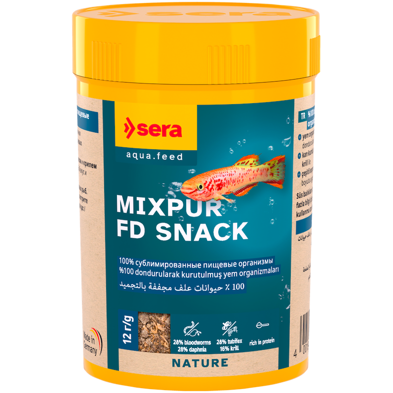 Barība zivim - Sera Mixpur FD Snack 100 ml (12 g)