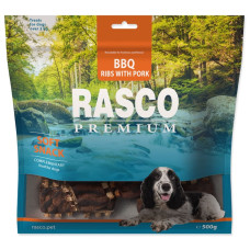 Gardums suņiem – Rasco Premium, Soft Snack, BBQ Pork Ribs, 500 g