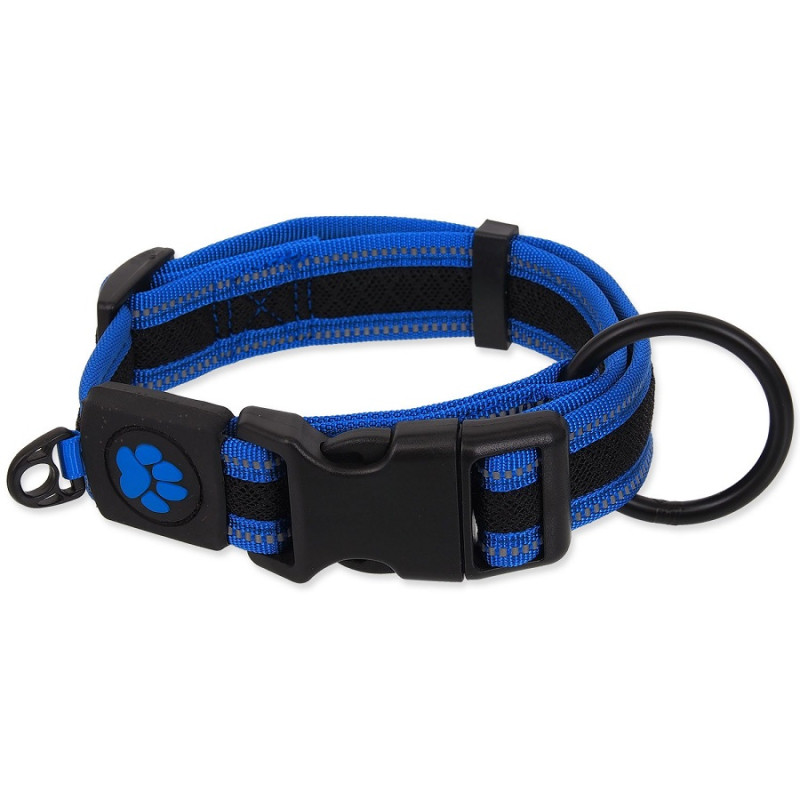 Kakla siksna - Placek Active Dog Collar Fluffy XL blue 3,8x44-70cm
