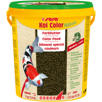 Barība dīķa zivīm : Sera KOI Color Large, 3800ml (930g)