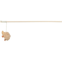 Rotaļlieta kaķiem - Trixie Xmas playing rod, hedgehog, wood, 48 cm