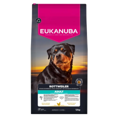 Sausa barība suņiem - Eukanuba Rottweiler, Chicken 12 kg