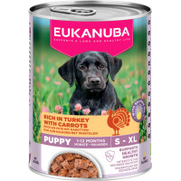 Konservi kucēniem - Eukanuba CAN LC PUP AB TUR&CAR 400G