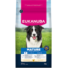 Sausa barība suņiem - Eukanuba Mature Medium Chicken, 3 KG