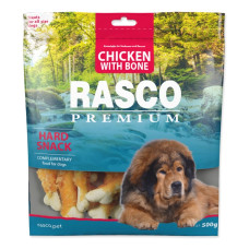 Gardums suņiem - Rasco Premium Snack bones coated with chicken meat 500g