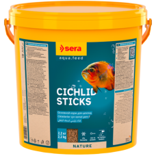 Pamata barība cihlīdām - Sera Cichlids Sticks 10l (2.2kg)